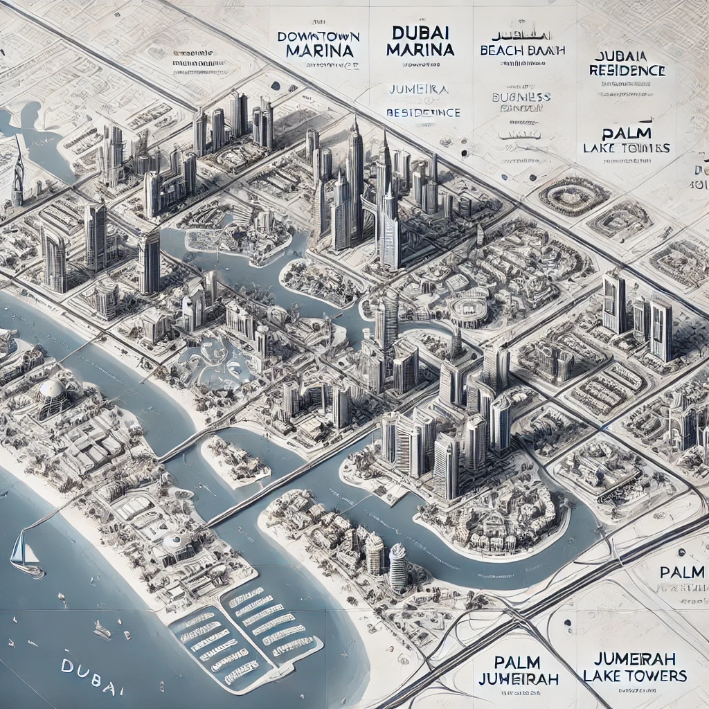 Dubai Map